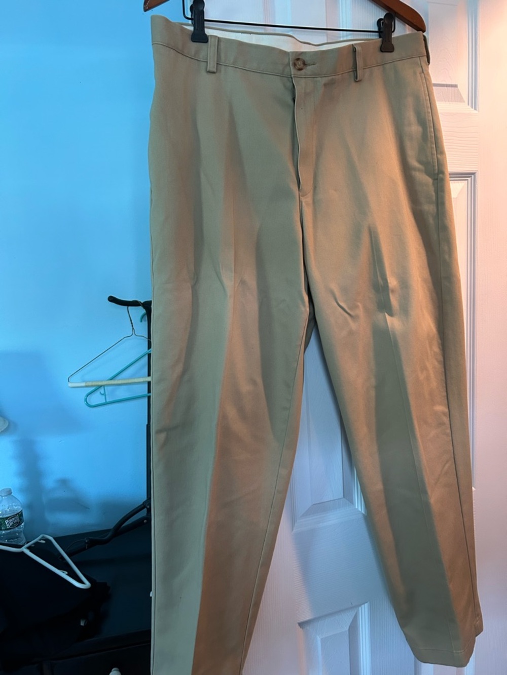L.L. Bean Men's Khaki Chinos in Light Tan